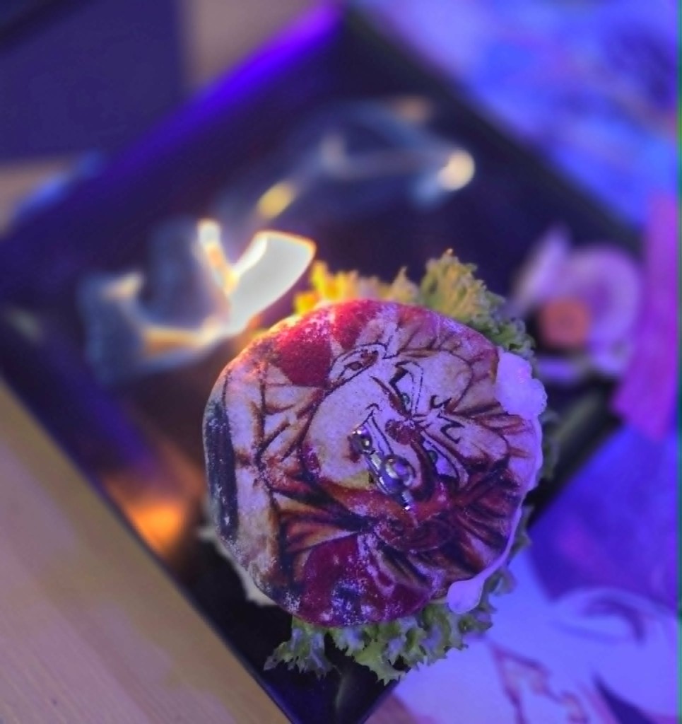 Burger Majin Buu néon